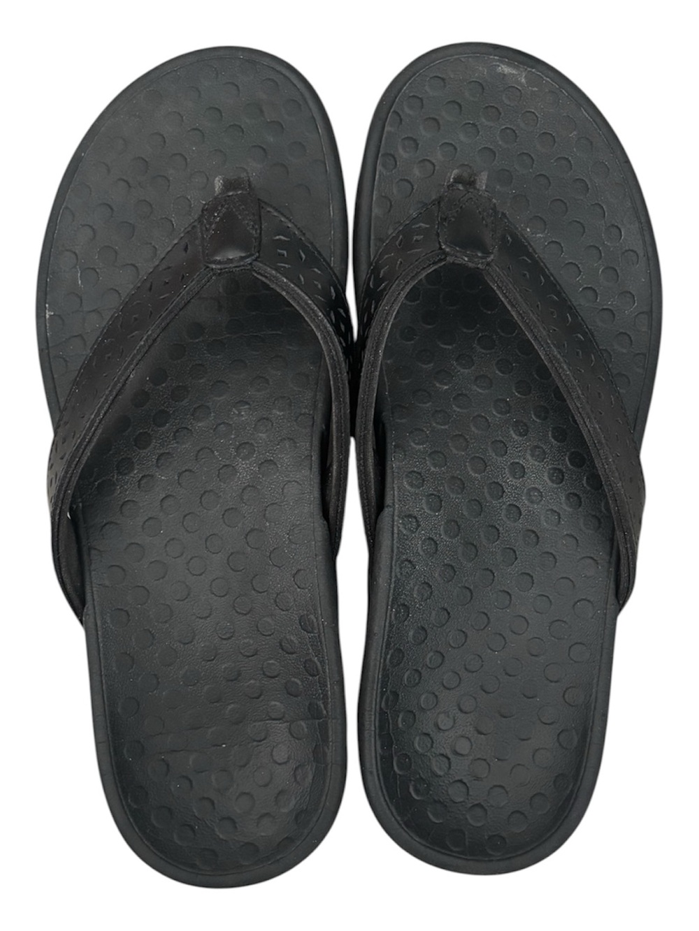Vionic Women’s Black Tide Performance Flip Flop Sz 10 with O-ring embellishment - Picture 4 of 11